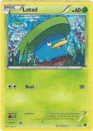 Lotad 002/12 [McDonalds Promos 2015]  - Holofoil