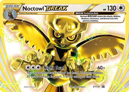Noctowl BREAK XY136 [XY Promos]  - Holofoil