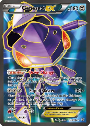 Genesect EX (Full Art) 120/124 [XY  Fates Collide]  - Holofoil
