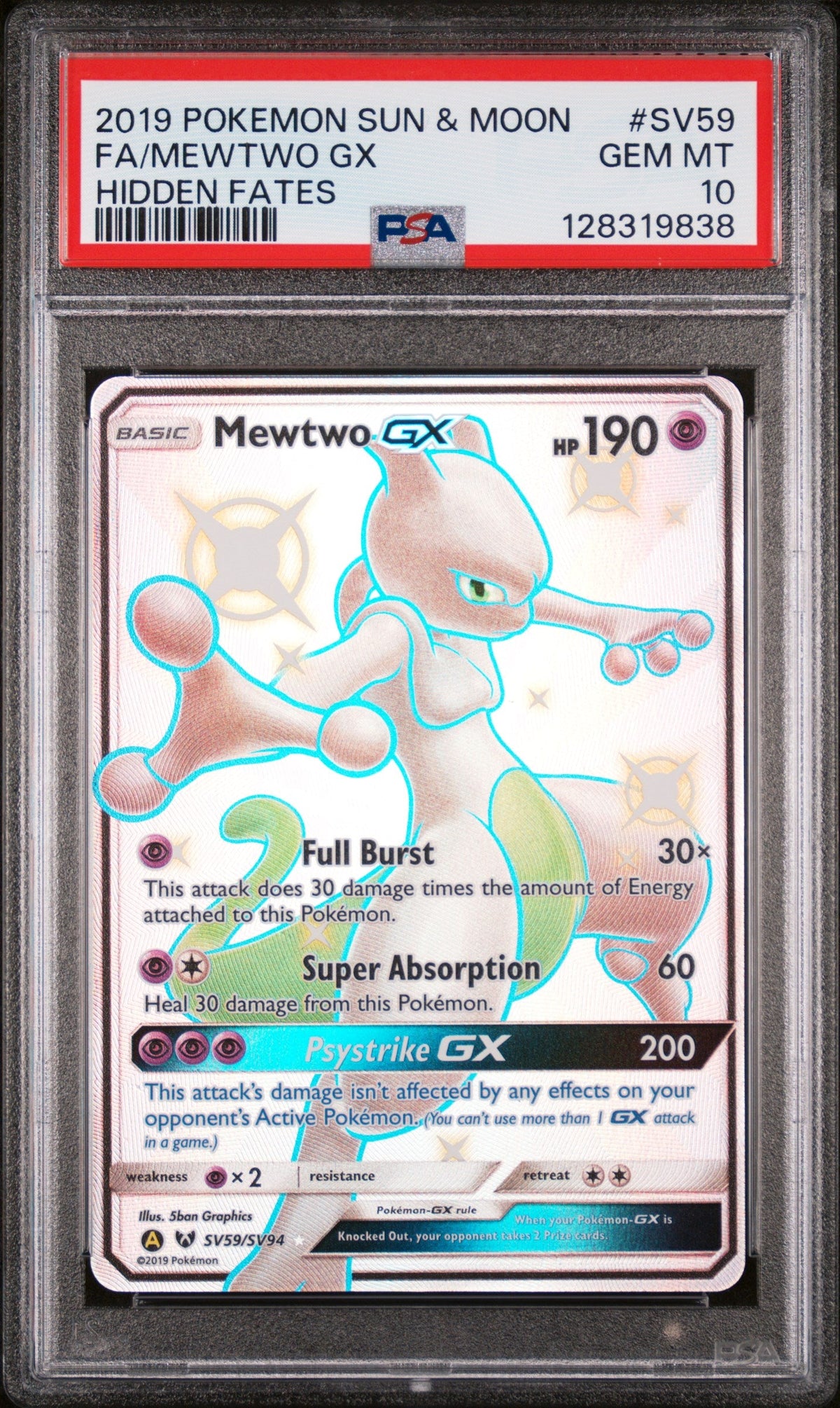 [PSA10] Mewtwo GX SV59/SV94