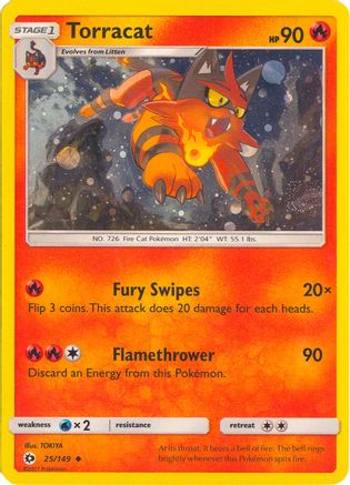 Torracat 025/149 [League & Championship Cards]  - Holofoil