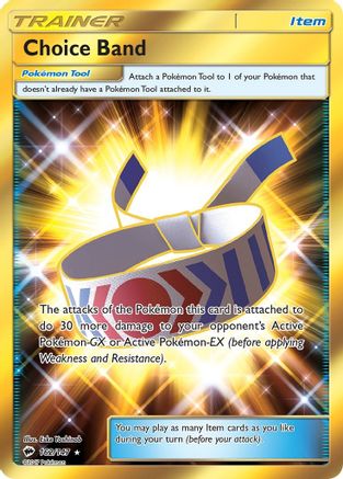 Choice Band (Secret) 162/147 [SM  Burning Shadows]  - Holofoil