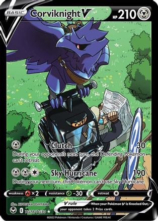 Corviknight V TG18/TG30 [SWSH12 Silver Tempest Trainer Gallery]  - Holofoil