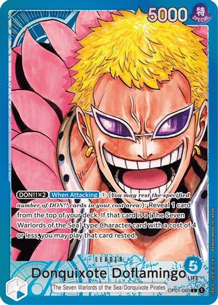 Donquixote Doflamingo (060) (Parallel) (OP01-060)  [Romance Dawn] Foil