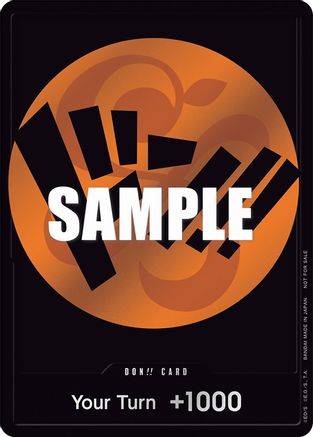 DON!! Card (Orange)  [One Piece Promotion Cards] Foil