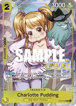 Charlotte Pudding (Offline Regional 2023) [Finalist] (ST07-008)  [One Piece Promotion Cards] Foil