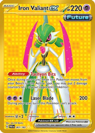 Iron Valiant ex 261/182 [SV04 Paradox Rift]  - Holofoil