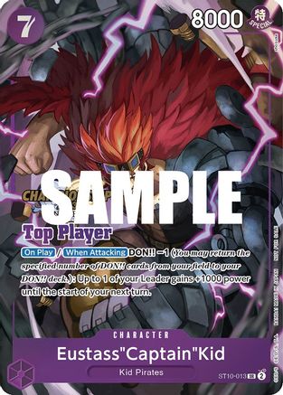 Eustass"Captain"Kid (CS 2023 Top Players Pack) (ST10-013)  [One Piece Promotion Cards] Foil