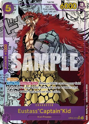 Eustass"Captain"Kid (Alternate Art) (Manga) (OP05-074)  [Awakening of the New Era] Foil