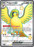 Pidgeot ex 221/091 [SV Paldean Fates]  - Holofoil