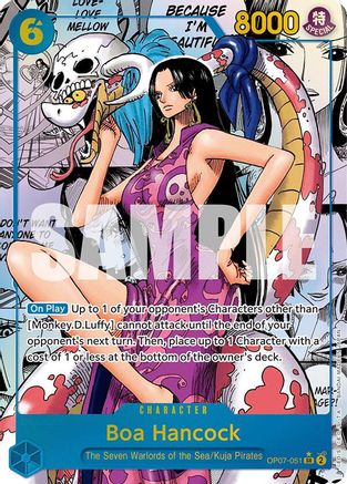 Boa Hancock (051) (Parallel) (Manga) (OP07-051)  [500 Years in the Future] Foil
