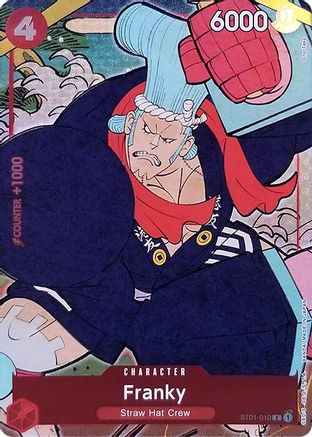 Franky (English Version 1st Anniversary Set) (ST01-010)  [One Piece Promotion Cards] Foil