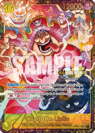 Charlotte Linlin (Championship 2024) (OP03-114)  [One Piece Promotion Cards] Foil