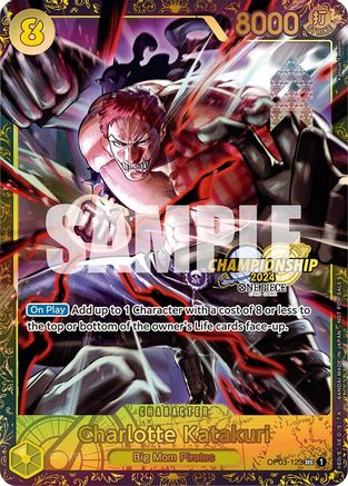 Charlotte Katakuri (Championship 2024) (OP03-123)  [One Piece Promotion Cards] Foil