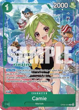 Camie (Championship 2024 Finalist Card Set) (OP06-025)  [One Piece Promotion Cards] Foil