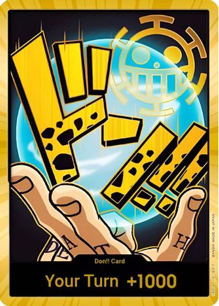 DON!! Card (Trafalgar Law) (Gold)  [Premium Booster -The Best-] Foil