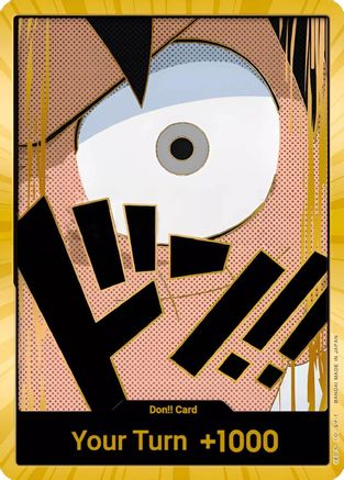 DON!! Card (Luffy) (Gold)  [Premium Booster -The Best-] Foil