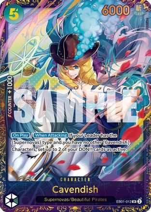 Cavendish (Treasure Cup 2024) (EB01-012)  [One Piece Promotion Cards] Foil