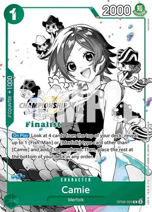 Camie (Championship 2024 Finalist Card Set Vol. 2) (OP06-025)  [One Piece Promotion Cards] Foil