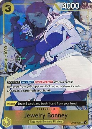 Jewelry Bonney (Illustration Box EX) (OP08-105)  [One Piece Promotion Cards] Foil