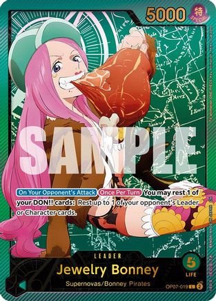 Jewelry Bonney (SPR) (OP07-019)  [Extra Booster: Anime 25th Collection] Foil
