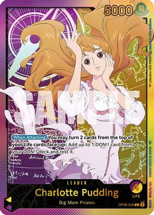 Charlotte Pudding (SPR) (OP08-058)  [Extra Booster: Anime 25th Collection] Foil