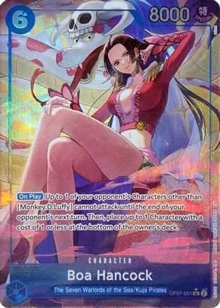 Boa Hancock (Seven Warlords of the Sea Binder Set) (Alternate Art) (OP07-051)  [One Piece Promotion Cards] Foil