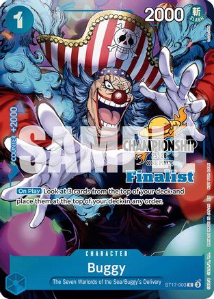 Buggy (CS 25-26 Finalist Card Set 1) (ST17-003)  [One Piece Promotion Cards] Foil