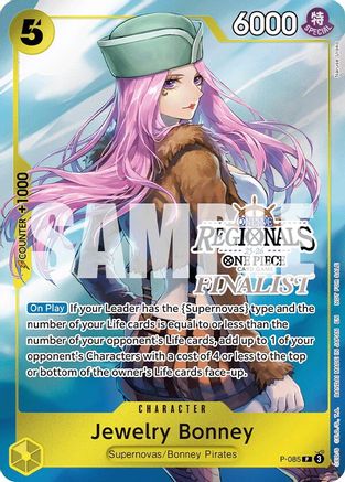 Jewelry Bonney (Online Regional Finalist Card Set 2025 Vol.2) (P-085)  [One Piece Promotion Cards] Foil