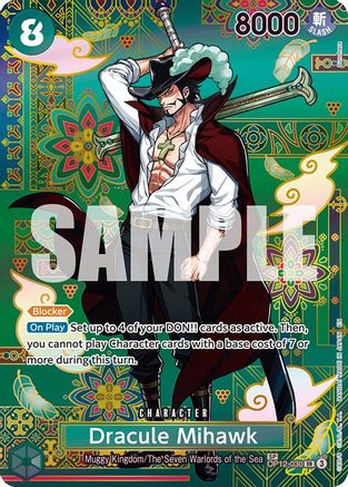 Dracule Mihawk - OP12-030 (SP) (OP12-030)  [The Azure Sea's Seven] Foil