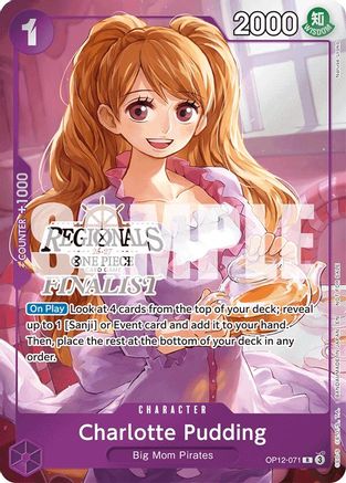 Charlotte Pudding (Regionals Finalist Card Set 26-27) (OP12-071)  [One Piece Promotion Cards] Foil