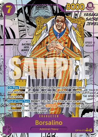 Borsalino (Manga) (OP16-073)  [The Time of Battle] Foil