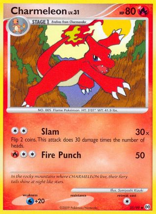 Charmeleon 035/99 [Arceus]  - Reverse Holofoil