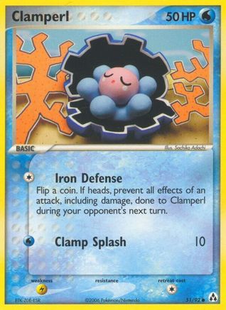 Clamperl 051/92 [Legend Maker]  - Reverse Holofoil