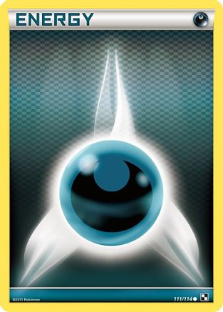 Darkness Energy (Basic) 111 [Black and White]  - Reverse Holofoil