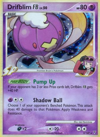 Drifblim FB 003 [Supreme Victors]  - Reverse Holofoil