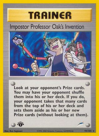 Impostor Professor Oak's Invention 094 [Neo Destiny]  - 1st Edition