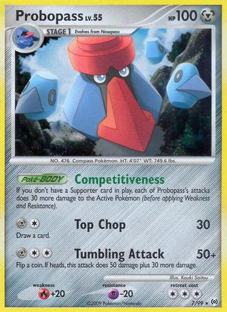 Probopass 007 [Arceus]  - Reverse Holofoil