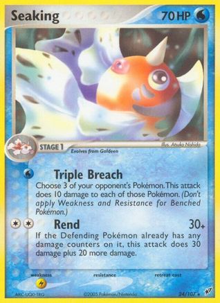 Seaking 024 [Deoxys]  - Reverse Holofoil