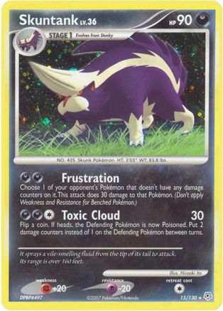 Skuntank 015 [Diamond and Pearl]  - Holofoil