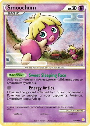Smoochum 030/123 [HeartGold SoulSilver]  - Reverse Holofoil