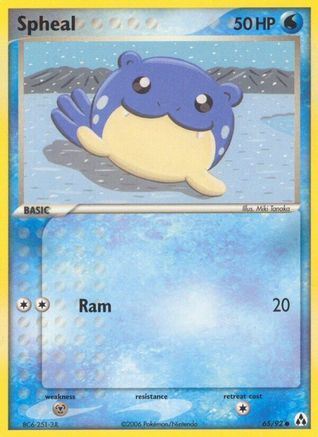 Spheal 065/92 [Legend Maker]  - Reverse Holofoil