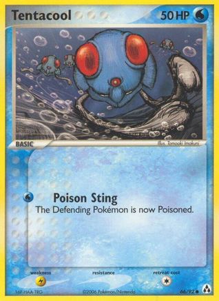 Tentacool 066/92 [Legend Maker]  - Reverse Holofoil