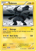 Zekrom 047/114 [Black and White]  - Reverse Holofoil